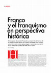 Research paper thumbnail of Franco y el franquismo en perspectiva Tinta Libre octubre 2008.pdf