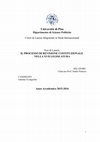 Research paper thumbnail of Corso di Laurea Magistrale in Studi Internazionali Tesi di Laurea IL PROCESSO DI REVISIONE COSTITUZIONALE NELLA XVII LEGISLATURA