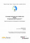 Research paper thumbnail of L’écologie territoriale de la Vallée de la Drôme. Un agir-pour pour le pouvoir ?