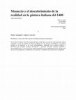 Research paper thumbnail of Masaccio y el descubrimiento de la realidad en la pintura italiana del 1400