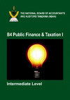 B4 - Public Finance and Taxation I Cover Page