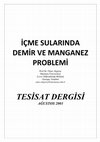 İÇME SULARINDA DEMİR VE MANGANEZ PROBLEMİ Cover Page