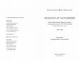 Research paper thumbnail of Aleksandros Rizos Rangavis, Mukavelat Muharriri, Yunan edebiyatından Türkçeye çevrilmiş ve Karamanlıca yazıyla 1889-1890 yıllarında tefrika edilmiş bir roman, (hazırlayanlar) Evangelia Balta ve Niki Stavridi, The Isis Press, Istanbul, 2018.