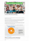 Content Marketing Strategy Cover Page