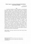 Research paper thumbnail of BUGAN, Funda - Zülfiye AGAYEVA (2018) "Türkiye, Gagavuz ve Azerbaycan Türkçesinde Ortak Kullanılan Türkçe Kökenli Kelimeler" IV. International Symposium on Educational and Social Science in Turkish Cultural Geography (27-30 June), Baku,  AZERBAIJAN