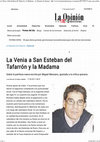 Research paper thumbnail of La Venia a San Esteban del Tafarrón y la Madama