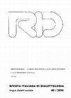 Research paper thumbnail of RID-Schedario: Ladinia dolomitica & Alto Adige/Südtirol (Rivista Italiana di Dialettologia 2016)