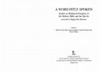 Research paper thumbnail of Meir Bar-Asher, Simon Hopkins, Sarah Stroumsa, and Bruno Chiesa, eds., *A Word Fitly Spoken: Studies in Mediaeval Exegesis of the Hebrew Bible and the Qur’ān – Presented to Haggai Ben-Shammai* (Jerusalem: Ben-Zvi, 2007)