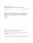 Research paper thumbnail of Clark, Jerry E.  Nebraska Diamonds: A Brief History of Baseball Major Leaguers from the Cornhusker State (Review)