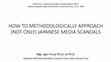 Research paper thumbnail of "How to Methodologically Approach Media Scandals"