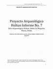 PROYECTO ARQUEOLÓGICO HOLTUN-Informe 2017 Cover Page