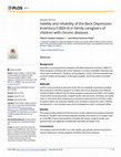 Research paper thumbnail of Validity and reliability of the Beck Depression Inventory II (BDI-II) in family caregivers of children with chronic diseases