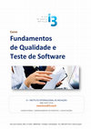 Prop.fundamentos de qualidade e teste de software set (1) Cover Page