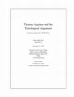 Research paper thumbnail of Thomas Aquinas and the Teleological Argument: Understanding the Fifth Way