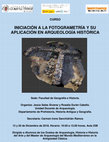 Research paper thumbnail of INICIACIÓN A LA FOTOGRAMETRÍA Y SU APLICACIÓN EN ARQUEOLOGÍA HISTÓRICA Sede: Facultad de Geografía e Historia