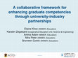 Research paper thumbnail of A collaborative framework for enhancing graduate competencies through university-industry partnerships