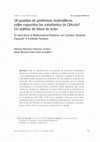 Research paper thumbnail of ¿A qué tipo de problemas matemáticos están expuestos los estudiantes de Cálculo? Un análisis de libros de texto