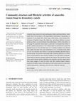 Community structure and fibrolytic activities of anaerobic rumen fungi in dromedary camels Cover Page