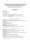 Research paper thumbnail of A fishpond (piscina) in the Hellenistic House? Some considerations on the new discovery of the Polish Mission in Nea Paphos [poster]