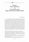 Research paper thumbnail of Necâset, "Gâvur" Kafatasları ve 19. Yüzyıl Ortasında Doğu Anadolu'da bir Yağmur Ritüeli