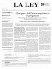 Research paper thumbnail of ¿Qué parte del Estado regulatorio está vigente? Decodificando la Disposición Transitoria Octava de la Constitución