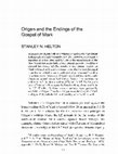 Research paper thumbnail of Origen and the Endings of the Gospel of Mark