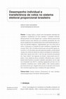 Research paper thumbnail of Desempenho individual e transferência de votos no sistema eleitoral proporcional brasileiro