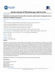 Evaluation of Autonomic Function after Concentric and Eccentric Cycling Exercise at Different Pedalling Frequencies Cover Page