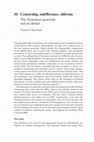 Research paper thumbnail of Censorship, indifference, oblivion. The Armenian genocide and its denial