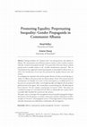 Research paper thumbnail of Promoting equality,perpetuating inequality: Gender propaganda in communist Albania