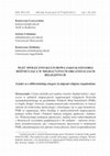 Research paper thumbnail of Płeć społeczno-kulturowa jako kategoria różnicująca w migracyjnych org religijnych .pdf