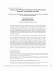 Research paper thumbnail of Coaching as a Professional Development Strategy for Adjunct Instructors in a Colombian University