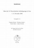 •	 „Die spinnen, die Römer“. Zur Romanisierung des „Barbaricums“ in Comics, in: G. Koiner u. a. (Hrsg.), Akten des 10. Österreichischen Archäologentages in Graz 2003 (Wien 2006) 89–96. Cover Page