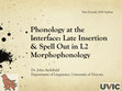 Research paper thumbnail of Phonology_at_the_Interface_Late_Insertio.pdf