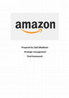 Amazon strategy Cover Page