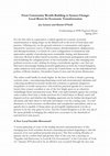 Research paper thumbnail of Joe Guinan and Martin O'Neill (2019) - "From Community Wealth Building to System Change: Local Roots for Economic Transformation" -- forthcoming in IPPR Progressive Review (Spring 2019) (pre-publication version)