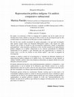 Research paper thumbnail of Modelo de búsqueda bibliográfica (libro Representación política indígena: Un análisis comparativo subnacional de Paredes)