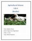 Agricultural Science 3 Cover Page