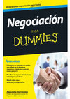 Negociación para Dummies - Alejandro Hernandez Cover Page