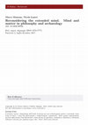 Research paper thumbnail of Reconsidering the extended mind. Mind and matter in philosophy and archaeology. In Reti, saperi, linguaggi Fascicolo 2, luglio-dicembre 2017