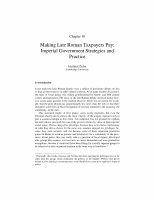 Research paper thumbnail of Making late Roman taxpayers pay: Imperial government strategies and practice