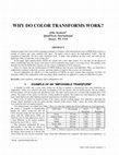 Why do color transforms work.pdf Cover Page