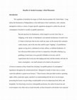 Research paper thumbnail of The Benefits of Alcohol Licensing: A Brief Discussion