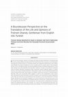 Research paper thumbnail of A Bourdieusian Perspective on the Translation of the Life and Opinions of Tristram Shandy, Gentleman.pdf