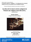 Research paper thumbnail of Les dieux de la nature comme catégorie de l'histoire des religions entre XIX et XX s.