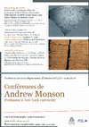 Research paper thumbnail of Mars 2019 Affiche programme Conférences Andrew Monson.pdf