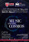 CALL FOR PROPOSALS: The 12th UPM International Colloquium for Music Research (ICMus19) Cover Page