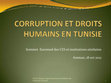 Research paper thumbnail of corruptionetdroitshumainsentunisie.pdf