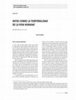 Research paper thumbnail of PEDRO GANDOLFO: NOTAS SOBRE LA TEMPORALIDAD DE LA VIDA HUMANA. Edición de Jorge Acevedo. Revista GPU Vol. 14, Nº2, Santiago, 2018