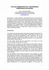 Research paper thumbnail of Policía administrativa y maternidad subrogada en España